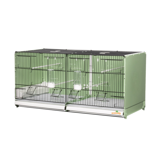 Cage d'élevage pliable "POSITANO" 90x40x40 cm - 2g-r