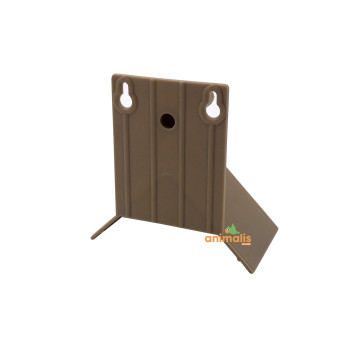 Individual anti-pecking perch in plastic 10 x 10 cm