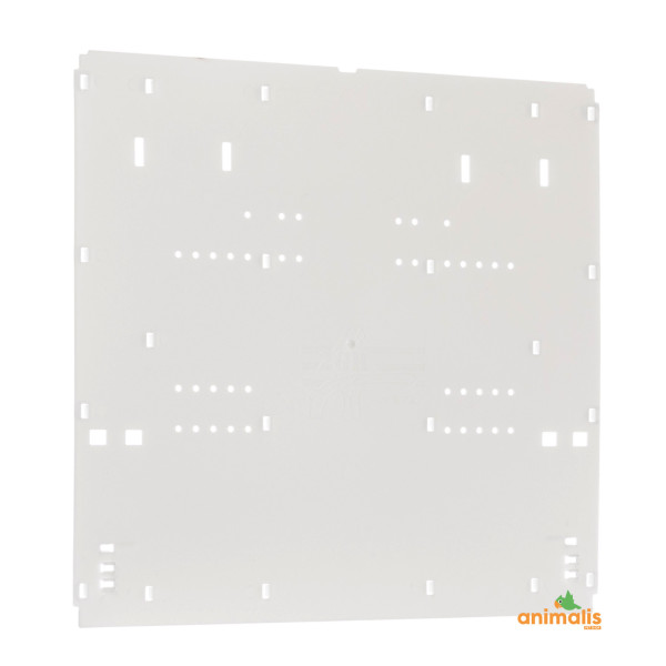 White plastic plate for the back of 90cm foldable cages