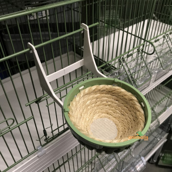 Nid en sisal pour oiseaux - ø intérieur 9,5 cm
