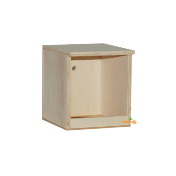 Houten steun voor kanarie nest