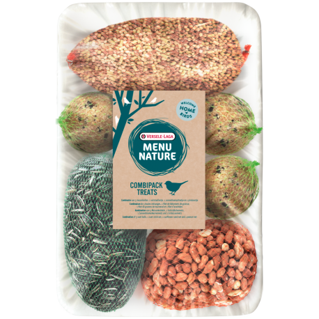 Winter plate - 5 balls, 1 fillet of grease sticks, 1 fillet of sunflower seeds and 1 fillet of peanuts. Winter plate - 5 balls, 1 fillet of grease sticks, 1 fillet of sunflower seeds and 1 fillet of peanuts.