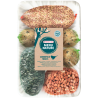 Winter plate - 5 balls, 1 fillet of grease sticks, 1 fillet of sunflower seeds and 1 fillet of peanuts. Winter plate - 5 balls, 1 fillet of grease sticks, 1 fillet of sunflower seeds and 1 fillet of peanuts.