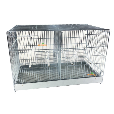 71cm Chrome Bird Cage - Domus-Molinari 71cm Chrome Bird Cage - Domus-Molinari