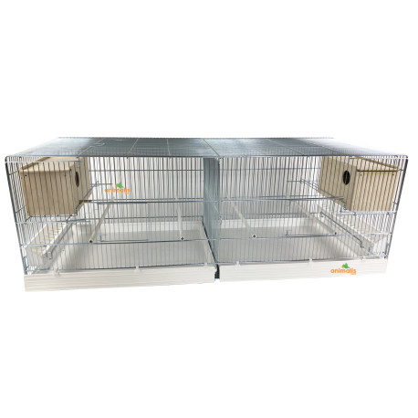 Cage Domus-Molinari 120x40cm chrome with nest incorporated Cage Domus-Molinari 120x40cm chrome with nest incorporated