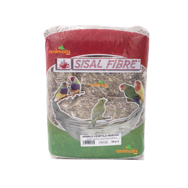 Tierhaare-Pflanzen-Moos 500g - Sisalfaser
