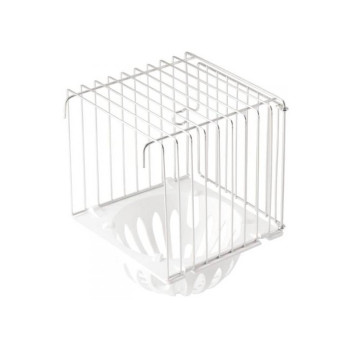 Metalen neststeun + witte plastic nest