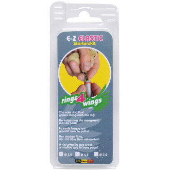 Gele elastische ringen - 4.5mm - 50 stuks