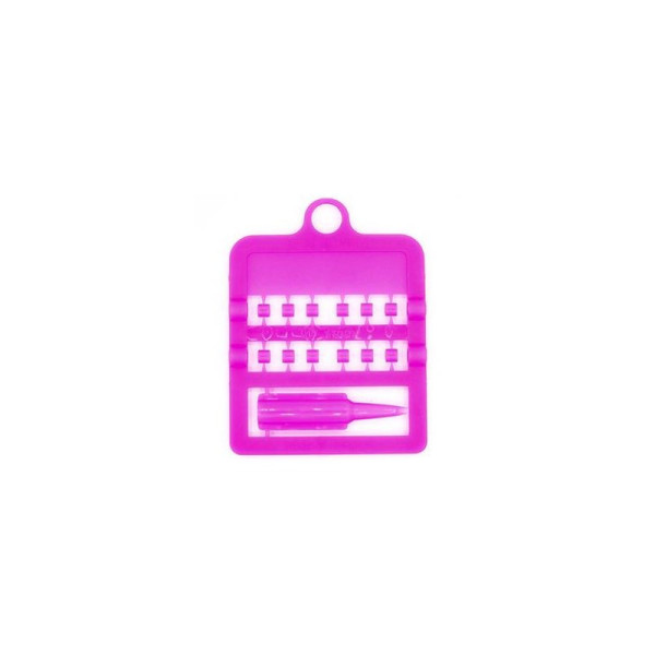 12 Bagues Ouvertes En plastique Pour Canaris - Taille : 3mm - Couleur : Rose
