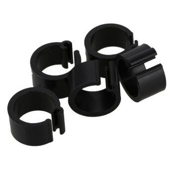 50 Anillos De Plástico Para Palomas - 9mm x 8mm - Color: Noir