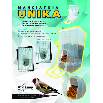 "Unika" -Futterkrippe - kostengünstige Futterkrippe für den Pasteten