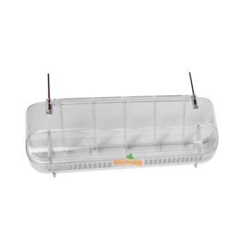 Comedouro "Venere Pop Air" com ganchos de ferro - 20x5x6,5 cm