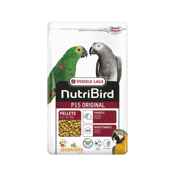 Nutribird P15 original 1kg - Granulés Extrudés - Aliment D'entretien Pour Perroquets