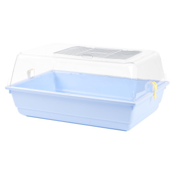 Plastic cage with mesh opening - 60x40X30h cm