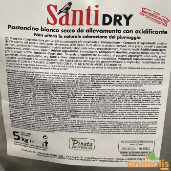 Pâtée blanche sèche Santi...