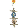 Jouet Double balles + Bois - 35cm