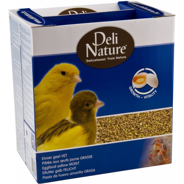 Pâtée aux oeufs jaune grasse 4kg - Deli Nature