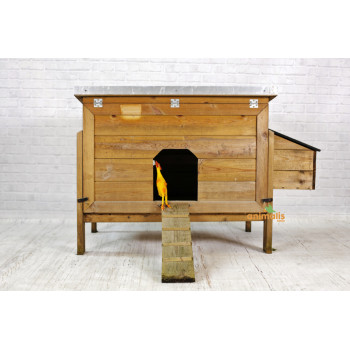 Hühnerstall aus Holz - 123x72x83 cm