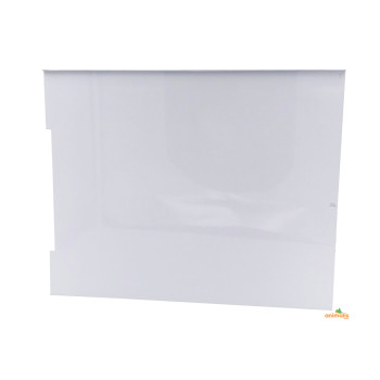 Weiße opake Trennung 50x34h cm für Domus-Molinari-Käfige von 120x50x40h cm