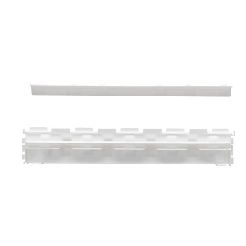 White plastic guide for 90cm foldable cages
