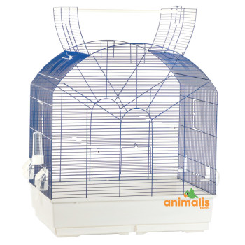 Blue "Gabri" bird cage with...