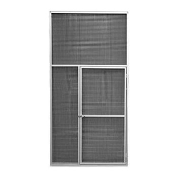 Volierelement mit Tür - 102,5x200cm - Maschenweite: 19x19x1.45mm