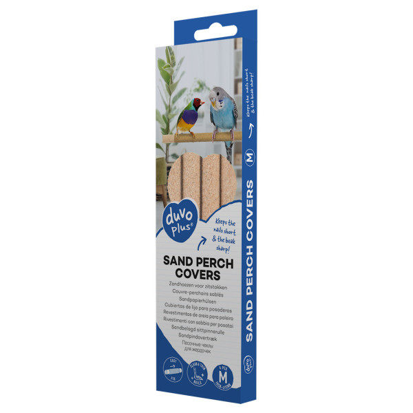 Sandgestrahlte Sitzstangenabdeckungen 1,2cm x 19cm (4 Stück)