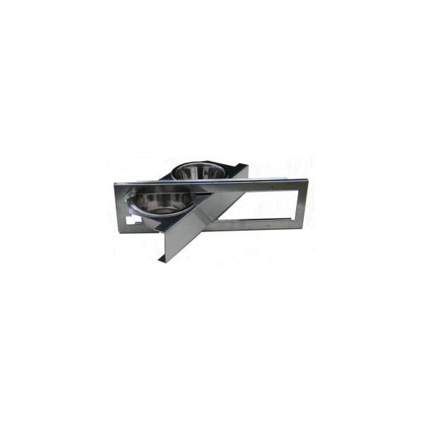 Feeding table with 2 bowls