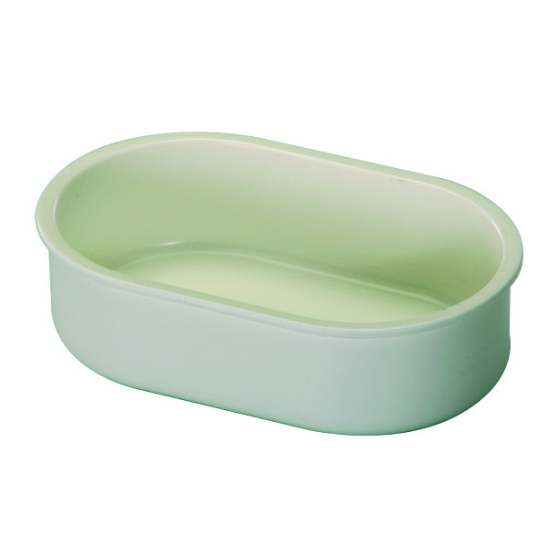 Witte Oval Feeder - 7 x 12 x 3,5u cm