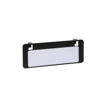 Label holder for exhibition cage
