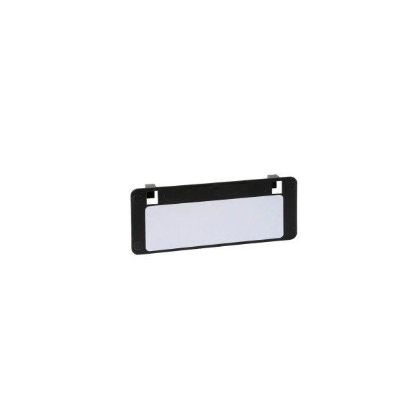 Label holder for exhibition cage