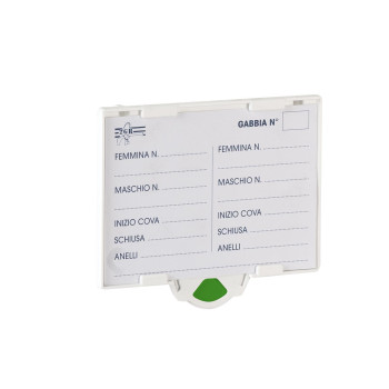 Breeding card holder "Twister" with indication by 4 colors