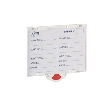 Porte Carte D'élevage "Twister" Avec Indication Par 4 Couleurs