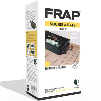 FRAP Securi'Boîte Boîte Appâts Tous Lieux pour Rats & Souris
