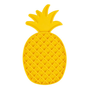 Yellow pineapple lick mat -...