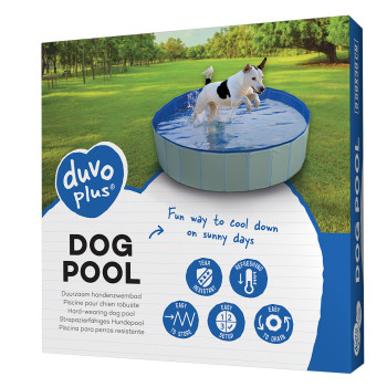 Zwembad voor hond blauw...