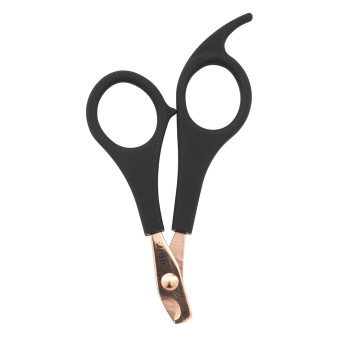 Black nail scissors 10,8x6cm