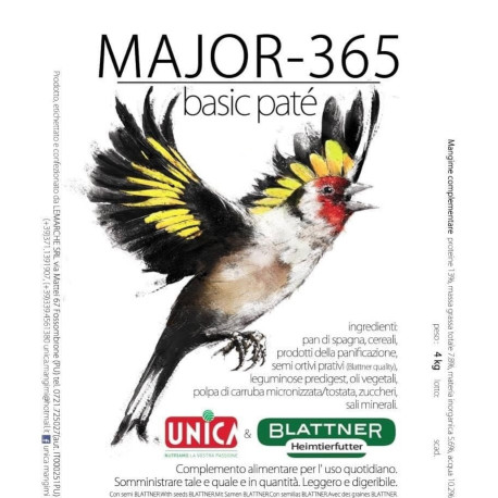 UNICA MAJOR-365 - BASIC PÂTÉ 2kg UNICA MAJOR-365 - BASIC PÂTÉ 2kg