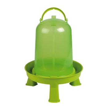 Eco hopper feeder on feet for poultry 5L - green - Gaun