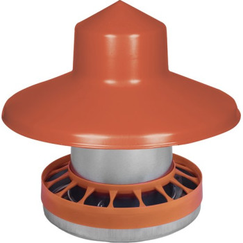 Galvanized feeder with plastic protection